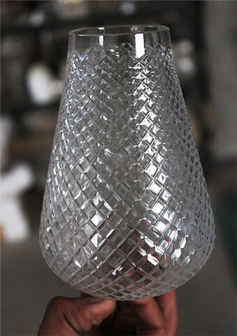 Opening Hole Crystal Glass Vase
