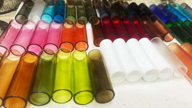 Colorful Glass Tubes