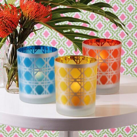Colorful Tealight Candle Holder