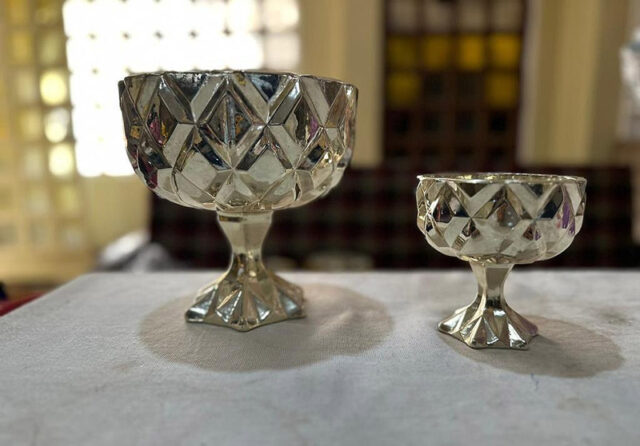 Crystal Glass Ice Cream Bowl