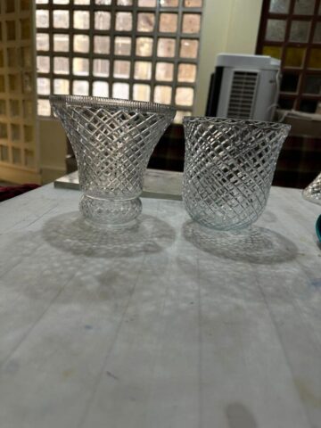 Crystal Campana Glass Vase
