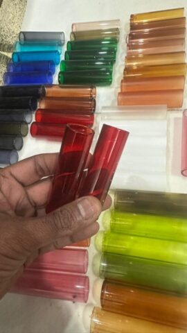 Colorful Shiny Glass Tubes