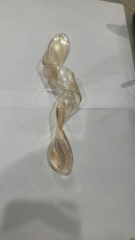 Lucite Sculpture Glass Showpiece